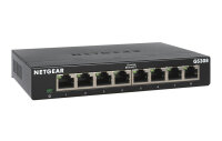 NETGEAR GS308-300PES Netzwerk-Switch Unmanaged L2 Gigabit Ethernet (10/100/1000) Schwarz