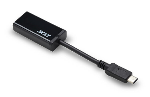 Acer HP.DSCAB.007 Kabeladapter USB Type-C HDMI Schwarz