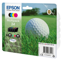 Epson Golf ball Multipack 4-colours 34 DURABrite Ultra Ink