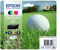 Epson Golf ball Multipack 4-colours 34 DURABrite Ultra Ink