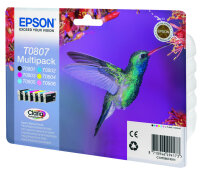 Epson Hummingbird Multipack 6 Farben T0807 Claria...
