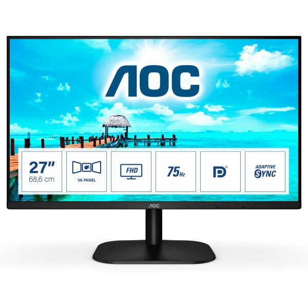 AOC B2 27B2QAM LED display 68,6 cm (27 Zoll) 1920 x 1080 Pixel Full HD Schwarz