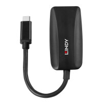 Lindy 43337 Videokabel-Adapter 0,13 m USB Typ-C...