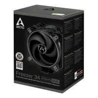 ARCTIC Freezer 34 eSports DUO (Grau) – Tower CPU Kühler mit BioniX P-Lüftern in Push-Pull-Konfiguration