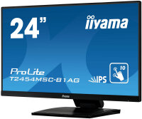 iiyama ProLite T2454MSC-B1AG Touchscreen-Monitor 60,5 cm (23.8 Zoll) 1920 x 1080 Pixel Multitouch Multi-Nutzer Schwarz