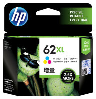 HP 62XL Cyan/Magenta/Gelb Original Druckerpatrone mit...