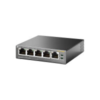 TP-Link TL-SF1005P Unmanaged Fast Ethernet (10/100) Power over Ethernet (PoE) Schwarz
