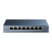TP-Link TL-SG108 Unmanaged Gigabit Ethernet (10/100/1000) Schwarz