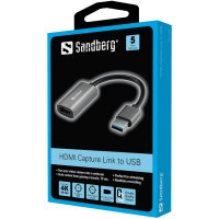 Sandberg 134-19 USB-Grafikadapter Grau