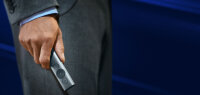 Logitech Spotlight Presentation Remote Funk-Presenter Bluetooth/RF Grau