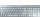 CHERRY KC 6000 SLIM für MAC Kabelgebundene Tastatur, Silber/ Weiß, USB (QWERTZ - DE)