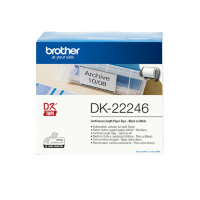 Brother DK-22246 Etiketten erstellendes Band Schwarz auf...