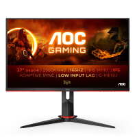 AOC Q27G2S/EU Computerbildschirm 68,6 cm (27 Zoll) 2560 x 1440 Pixel Quad HD LED Schwarz, Rot