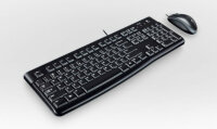 Logitech Desktop MK120 Tastatur USB QWERTZ Deutsch Schwarz