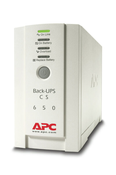 APC Back-UPS Standby (Offline) 0,65 kVA 400 W 4 AC-Ausgänge