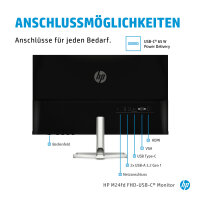 HP M24fd 60,5 cm (23.8 Zoll) 1920 x 1080 Pixel Full HD LED Silber