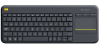 Logitech Wireless Touch Keyboard K400 Plus Tastatur RF Wireless QWERTZ Deutsch Schwarz